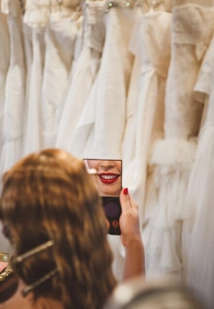 Dijana, mlada, portret u ogledalu