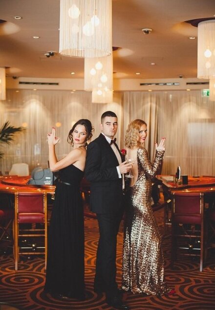 Dijana i Jovan, crno-belo