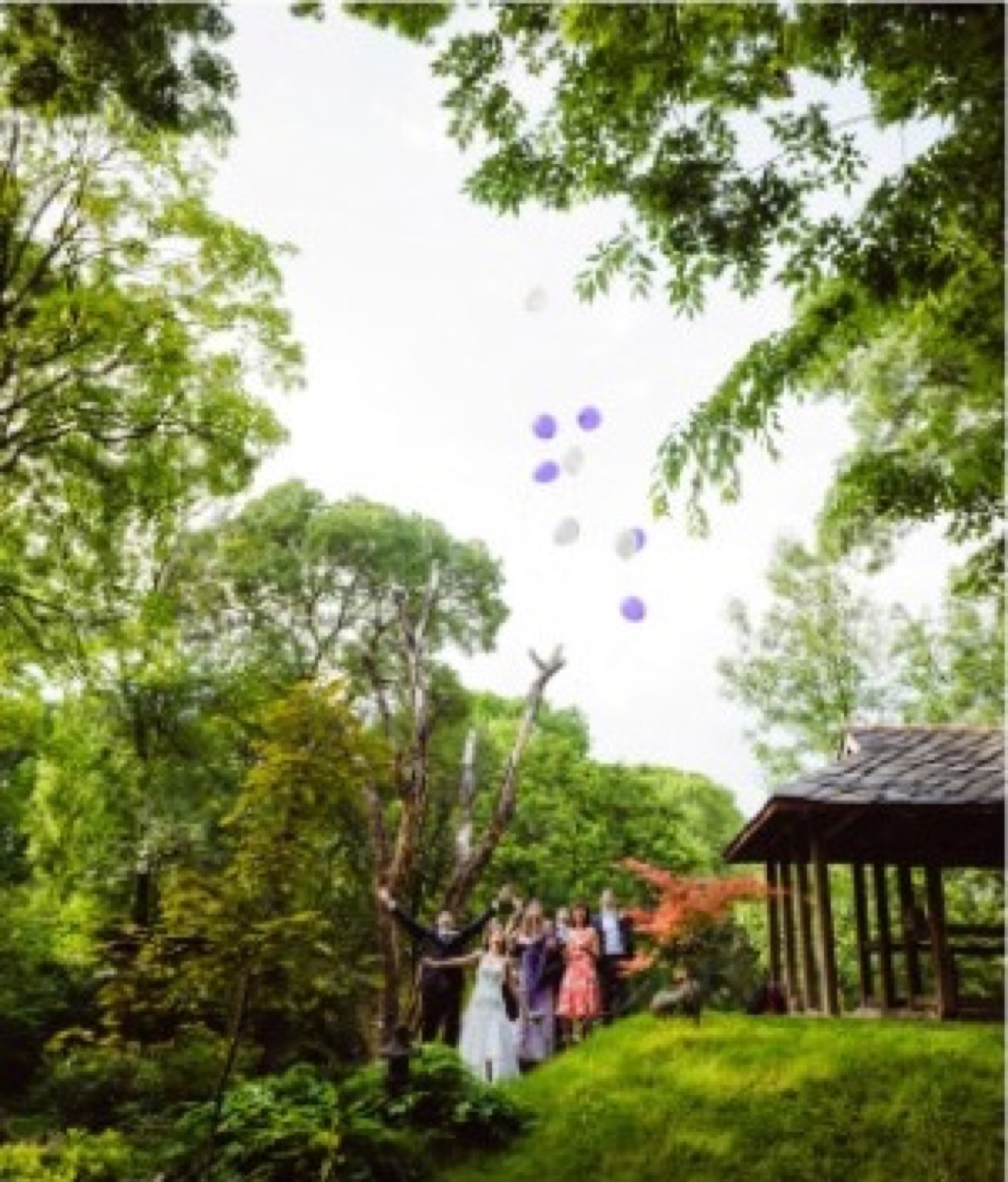 Romantičan portret u bašti