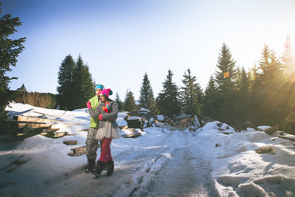 Planinska kuća Rtanj na Kopaoniku u snegu