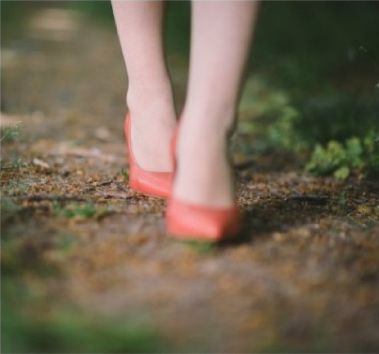 Crvene cipele detalj