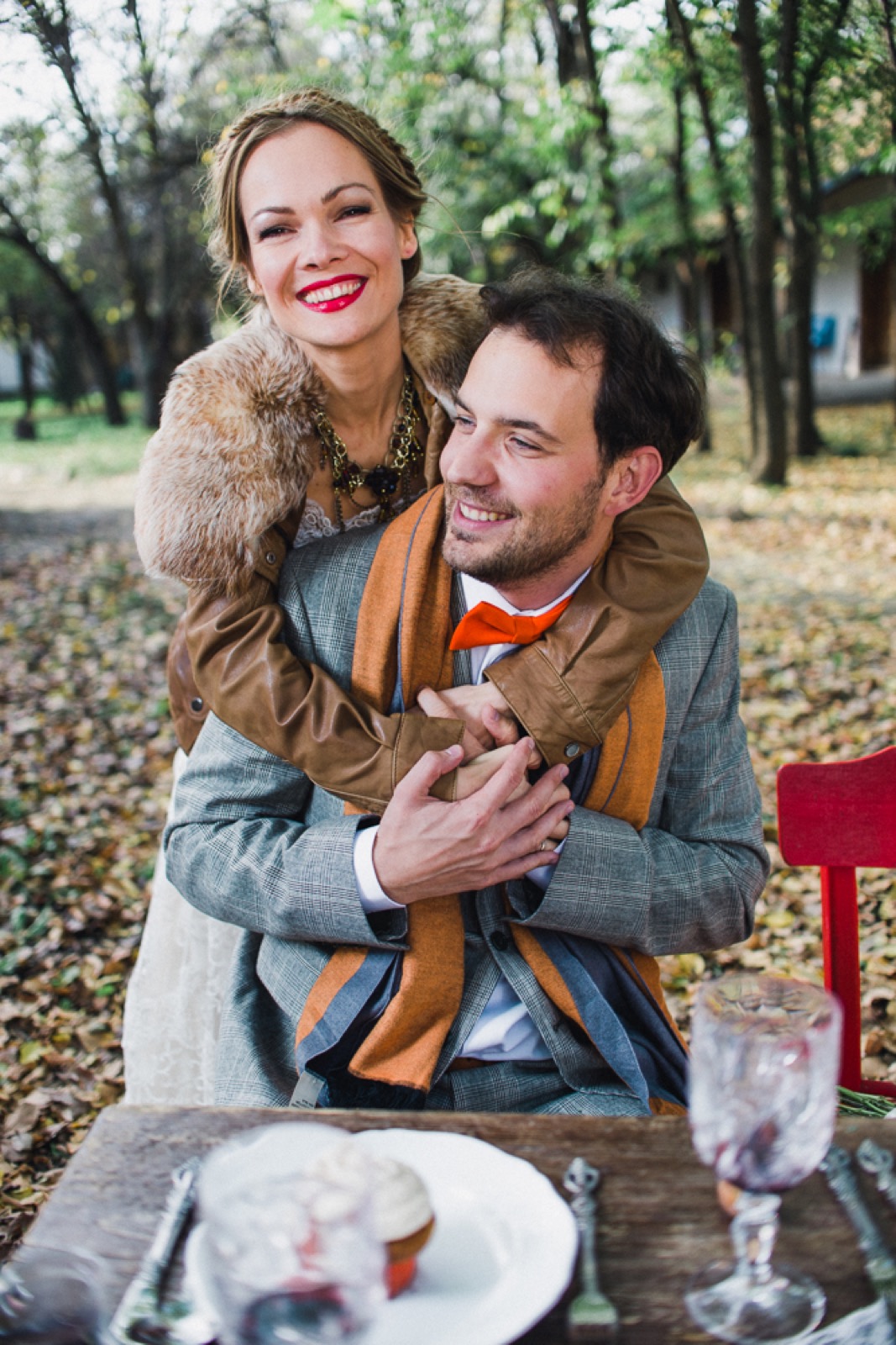 Jesenska priroda — salaš u boji