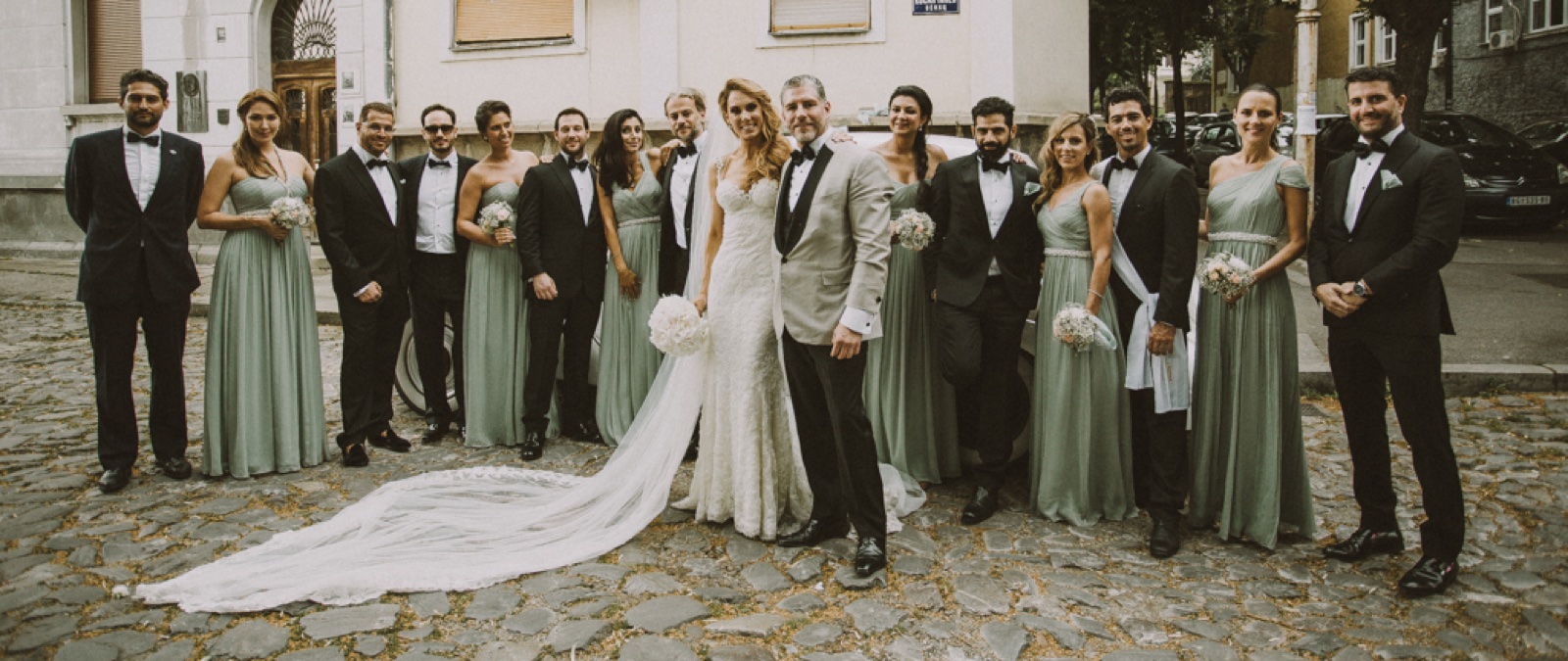 Panoramski pogled na lokaciju venčanja