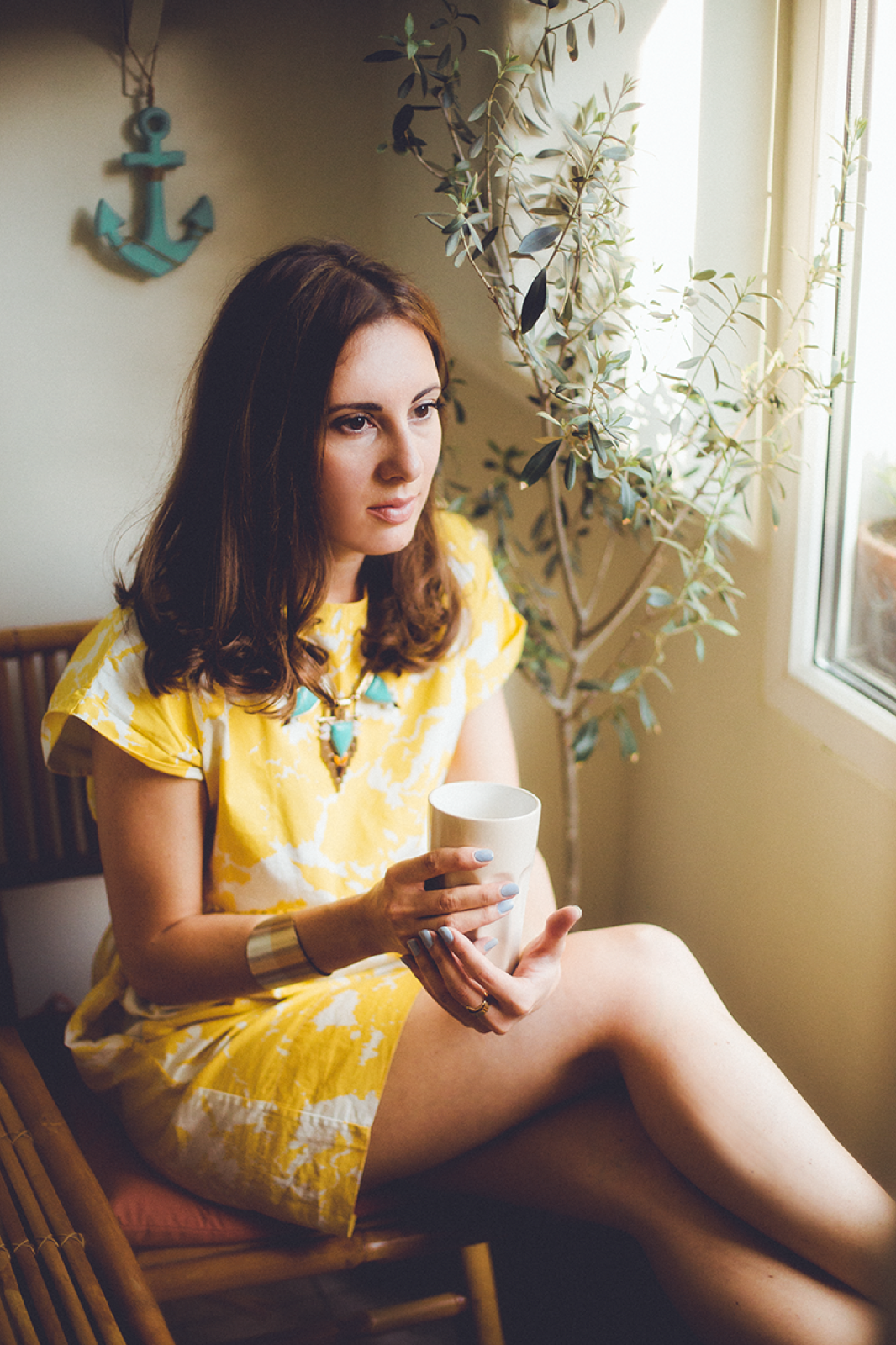 Jutarnje plivanje, plavo more