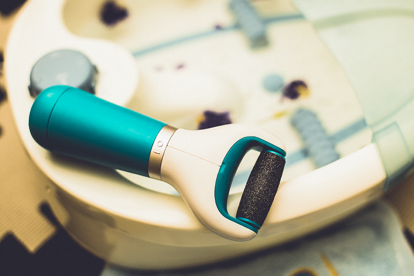 Kadica za stopala, topla voda, opuštanje