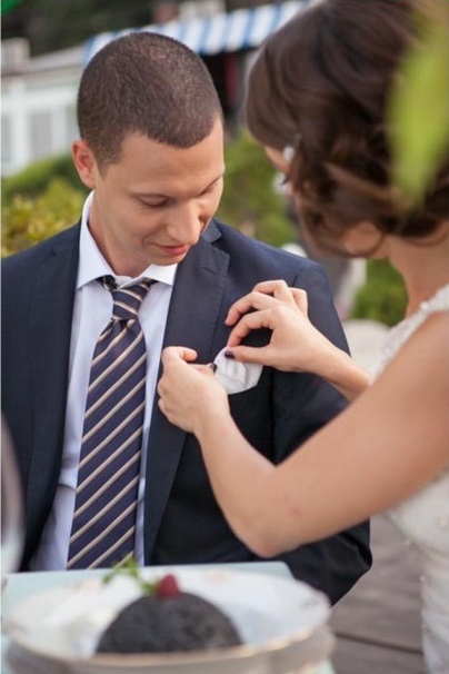 Dušica i Goran — intiman trenutak za stolom