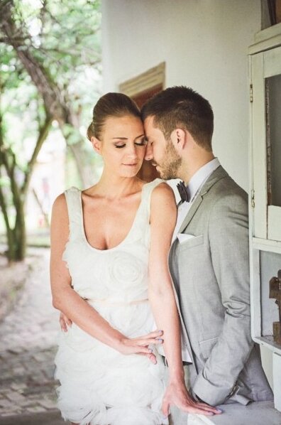 Milena i Andrej zajedno, romantičan portret