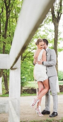 Milena i Andrej, romantičan kadar