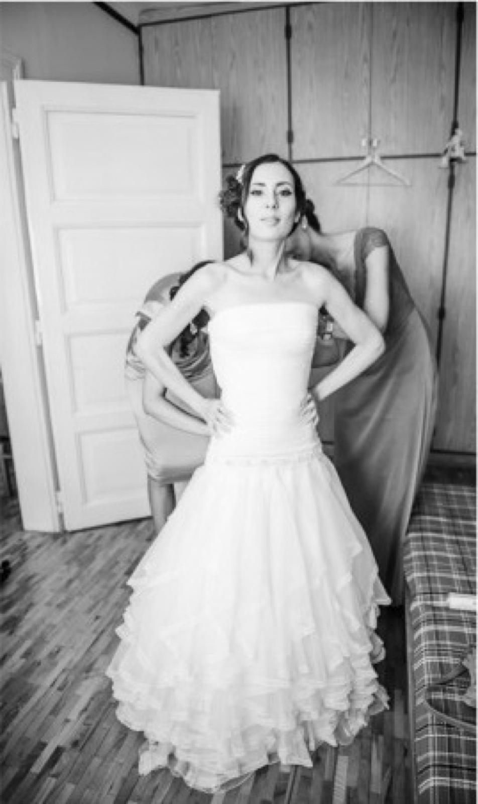 Venčanica od pozadi