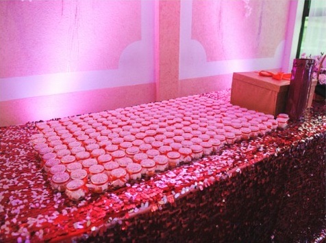 Detalj svadbene dekoracije