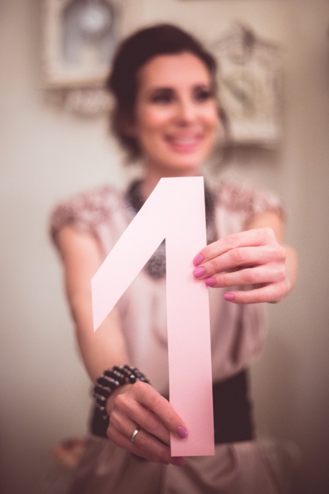 Autorka bloga na proslavi prvog blogorođendana