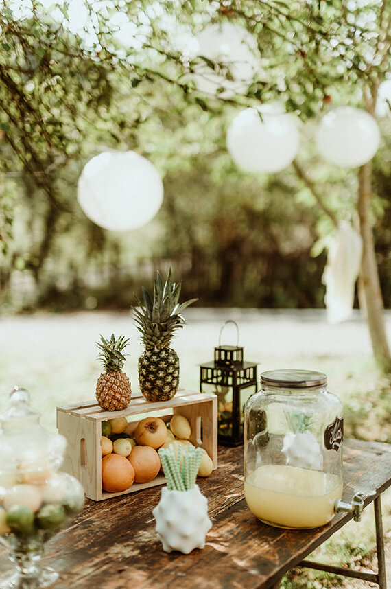 Rustična svadbena dekoracija