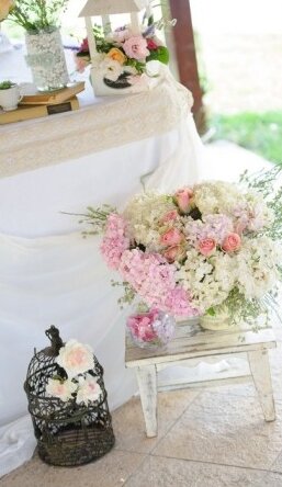 Detalj dekoracije stola — mala kompozicija