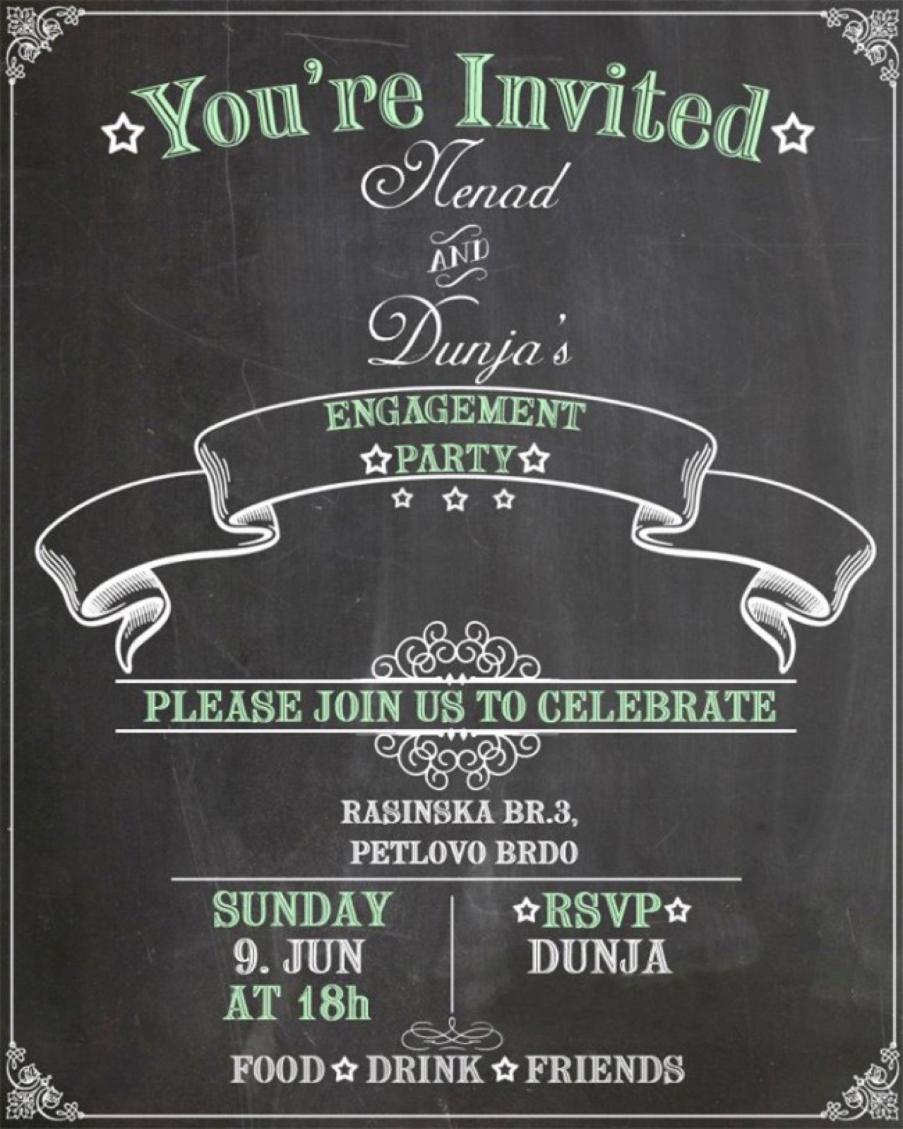 Verenička DIY žurka