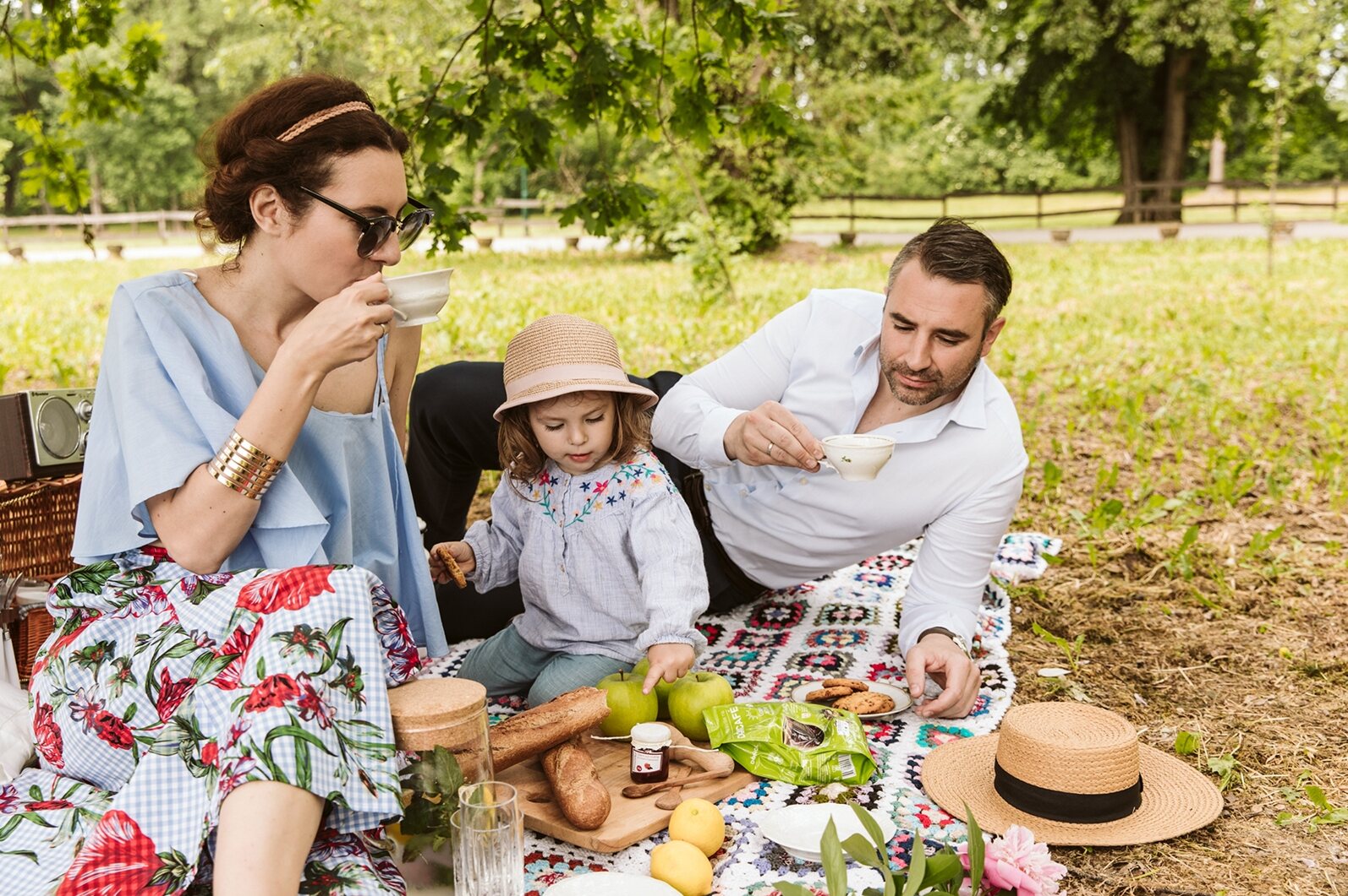 Par uživa u pikniku
