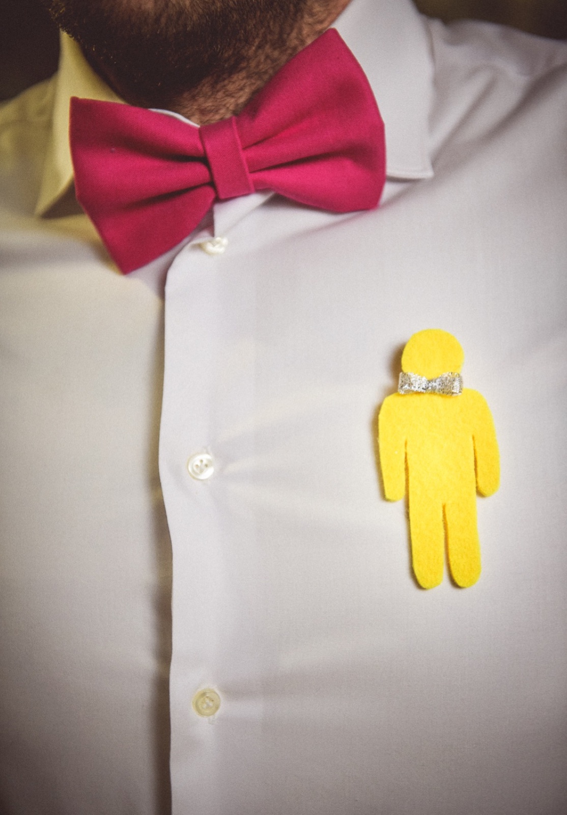 Leptir mašna i detalji