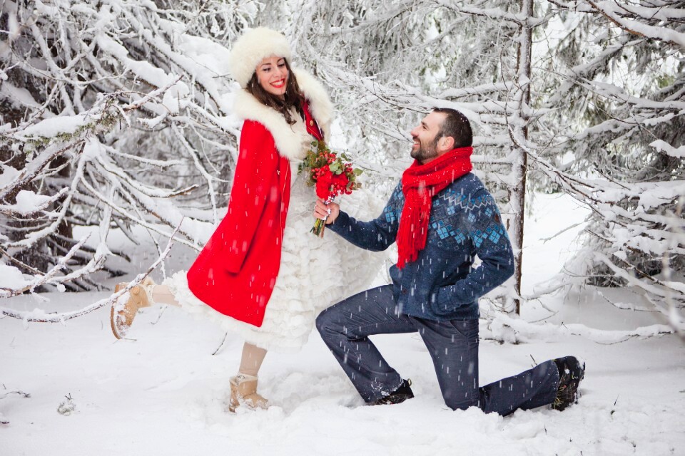 Zavšna scena na snegu